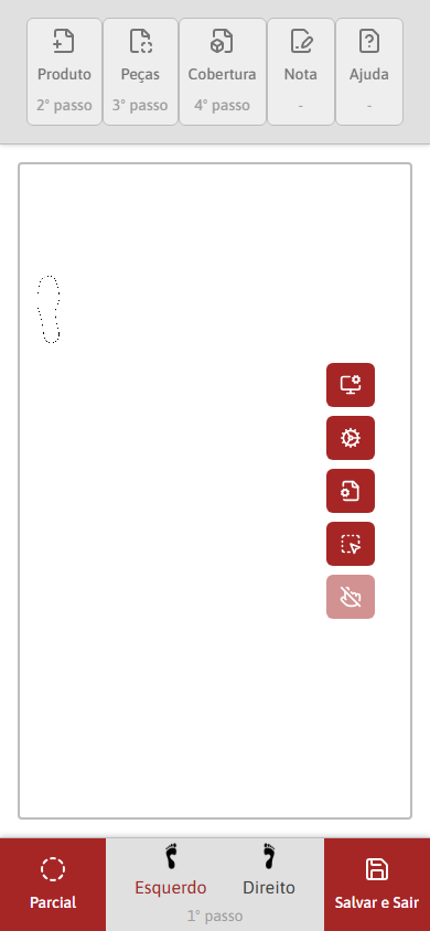 Upload da plantigrafia